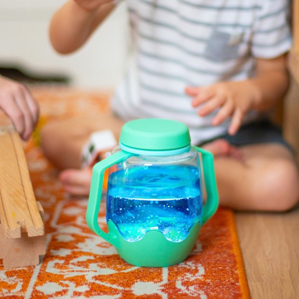 Glo Pals - Water Activated Play Jar Toy / Bath Toys - Green
