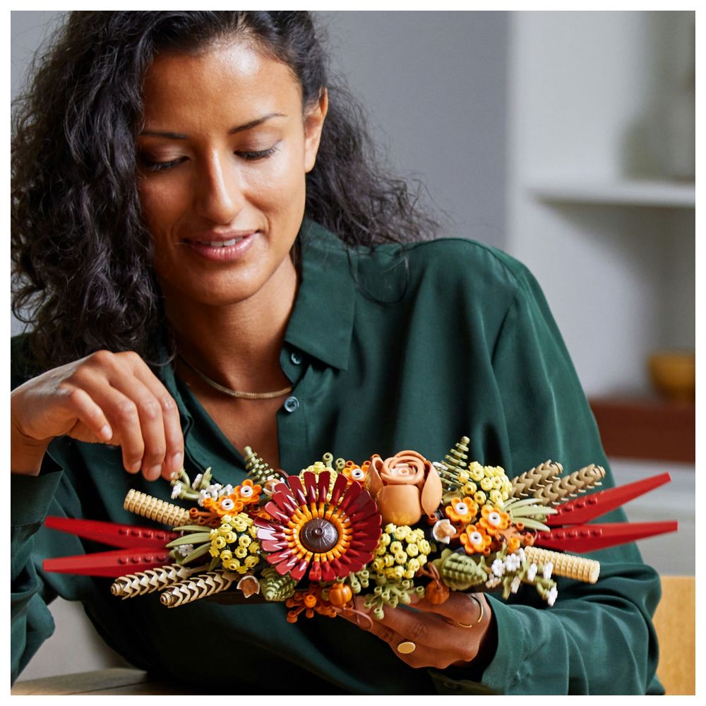Lego - Icons Dried Flower Centrepiece Building Kit - 812pcs