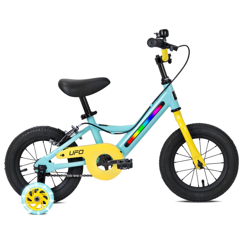 Spartan - Lit UFO Bike w/ In-Frame LED Lights - Mint - 12-inch