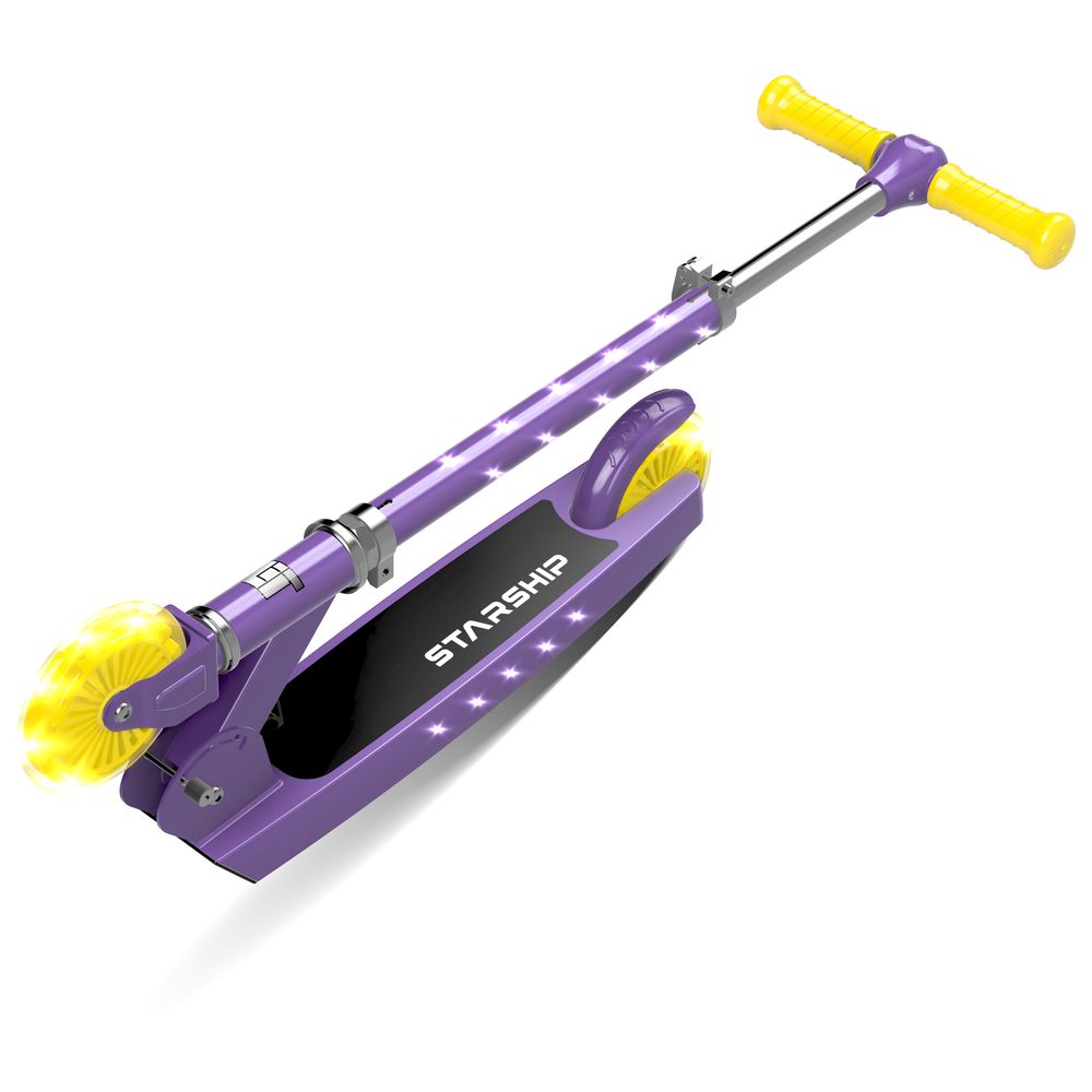 Spartan - Lit Starship LED Light-Up Kick Scooter - Purple Haze
