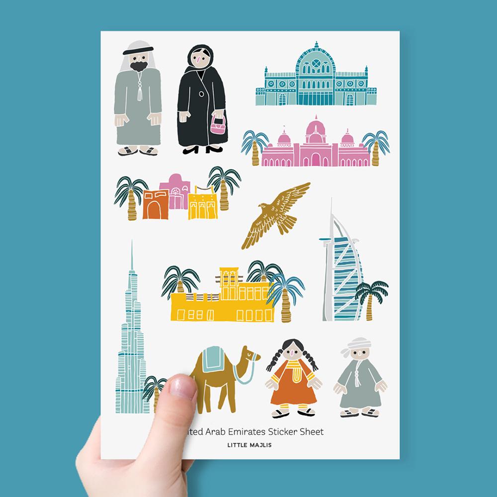 Little Majlis - Sticker Set UAE Icons