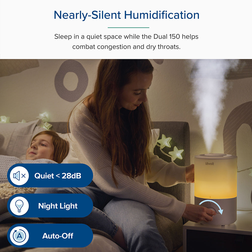 Levoit - Bedroom Humidifier - White - 3L