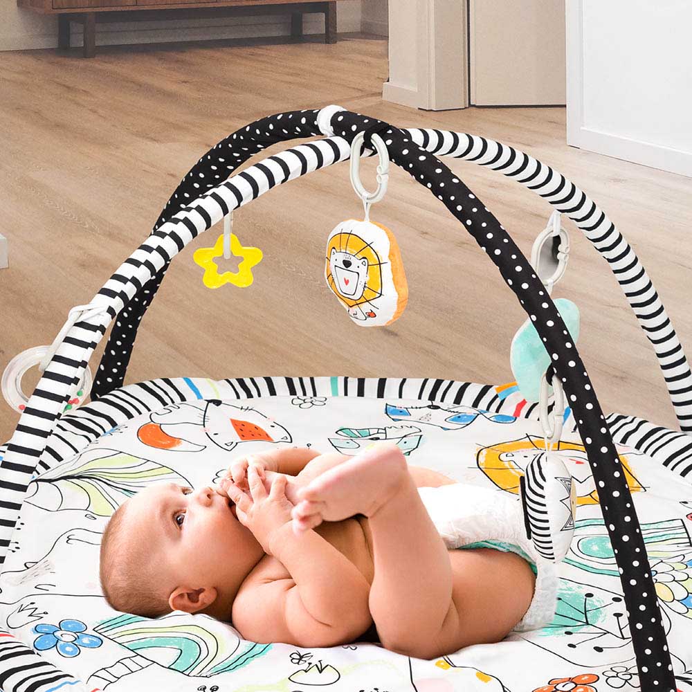 Moon - Perky Paradise Play Playmat w/ 10pcs Disposable Changing Mat