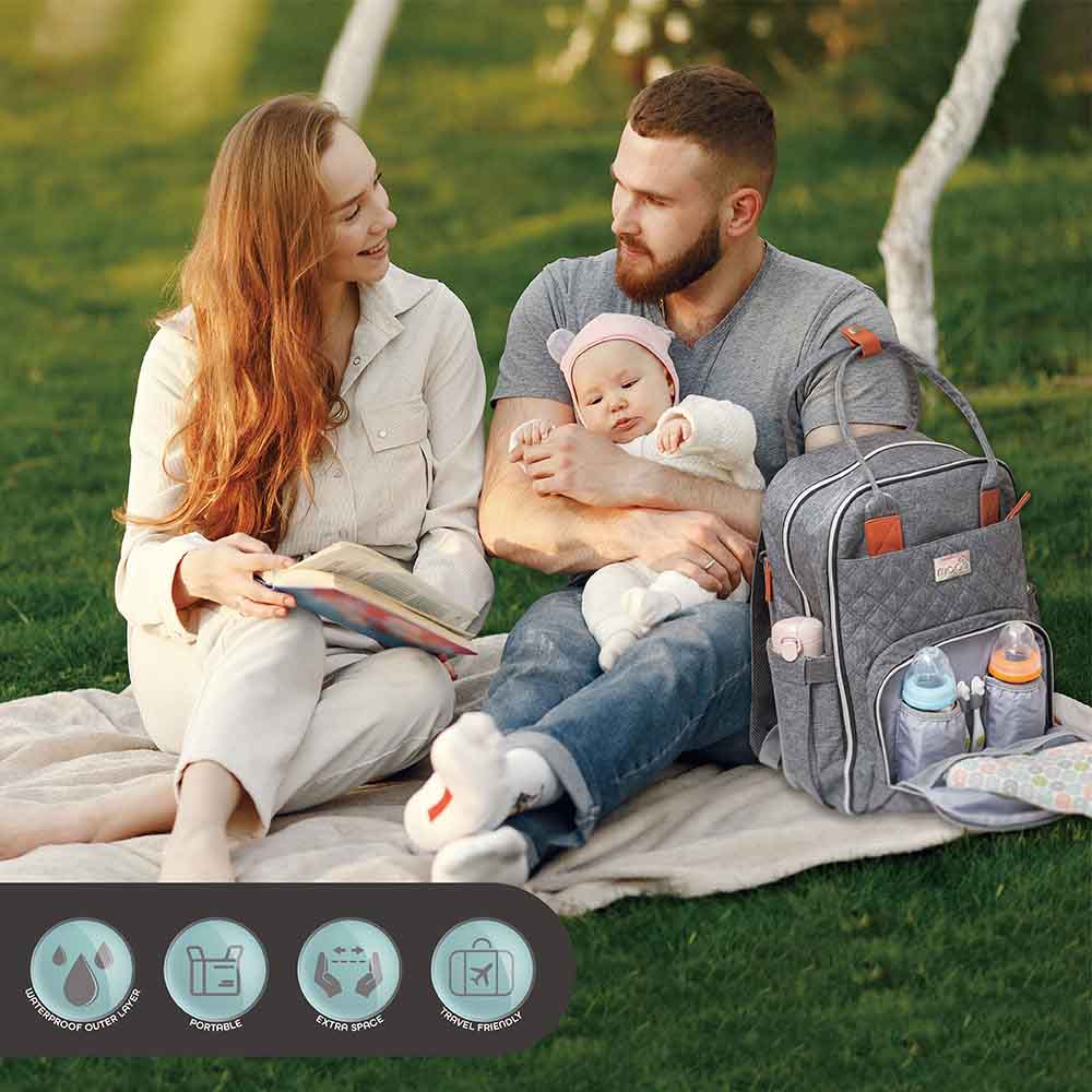 Moon - Magnum Easy Fold Twin Stroller w/ Nutra Diaper Backpack