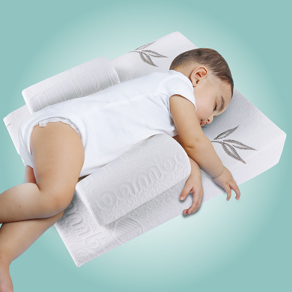 Moon - Bamboo Rayon Feeding Pillow w/ Sleep Positioner