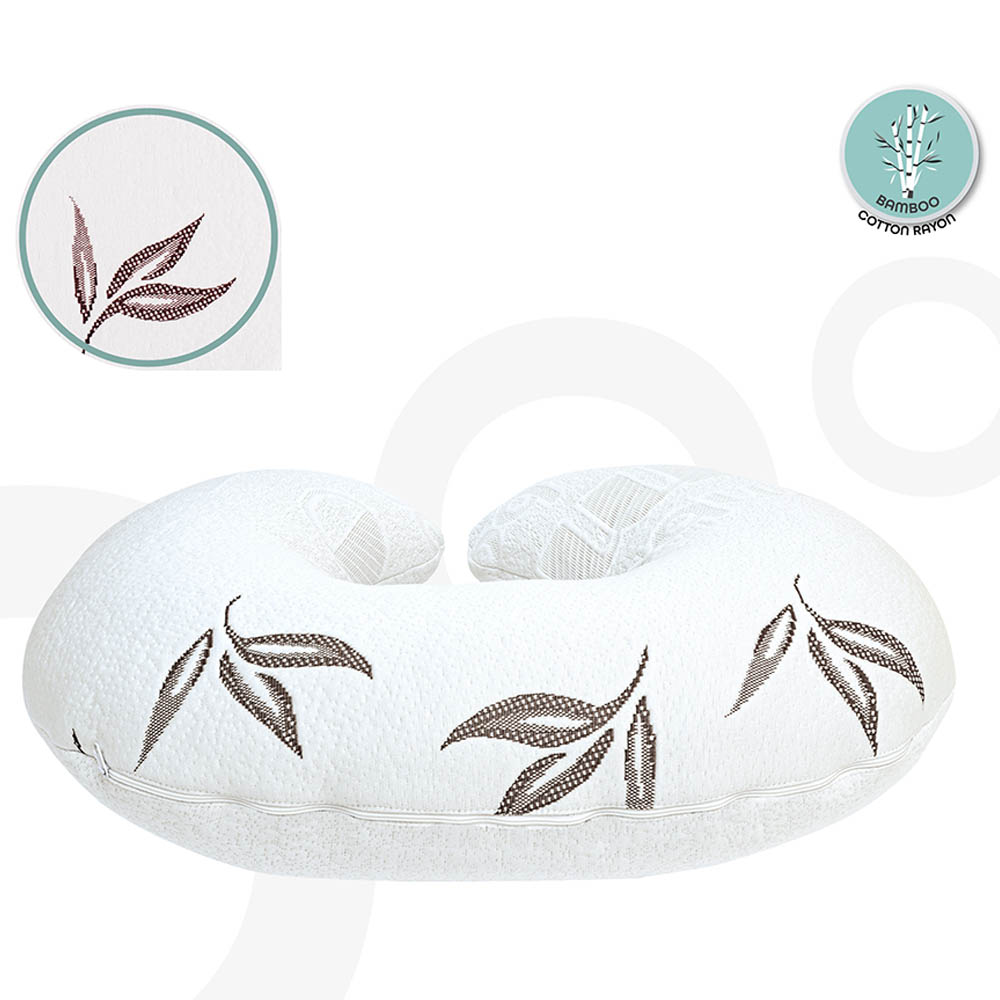 Moon - Bamboo Rayon Feeding Pillow w/ Sleep Positioner