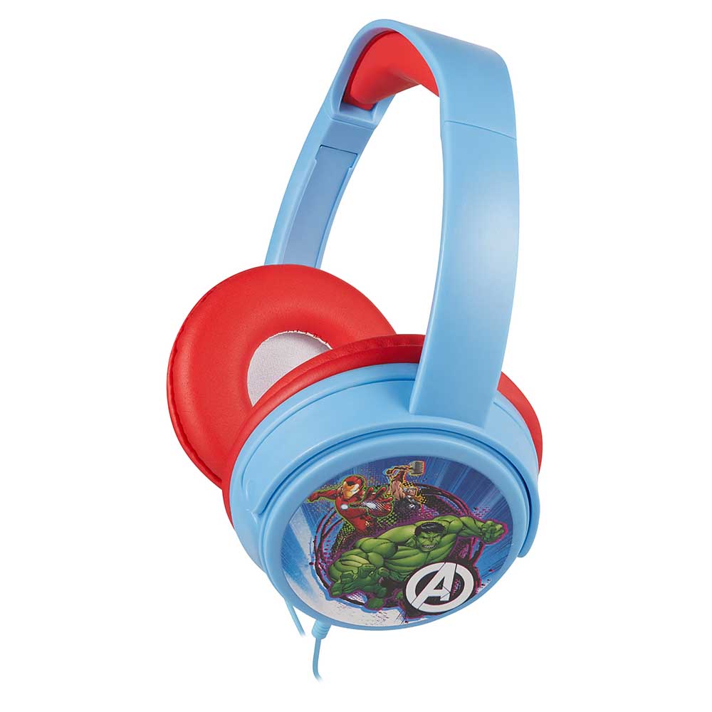 Volkano - Marvel Avengers Stereo Headphones With Padded Ear Cups And 5 Stickers