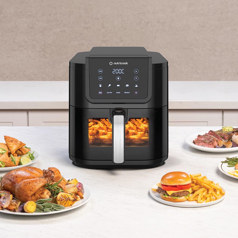 Nutricook - Slim XL Air Fryer - Black - 7.6 L - 1700 Watts