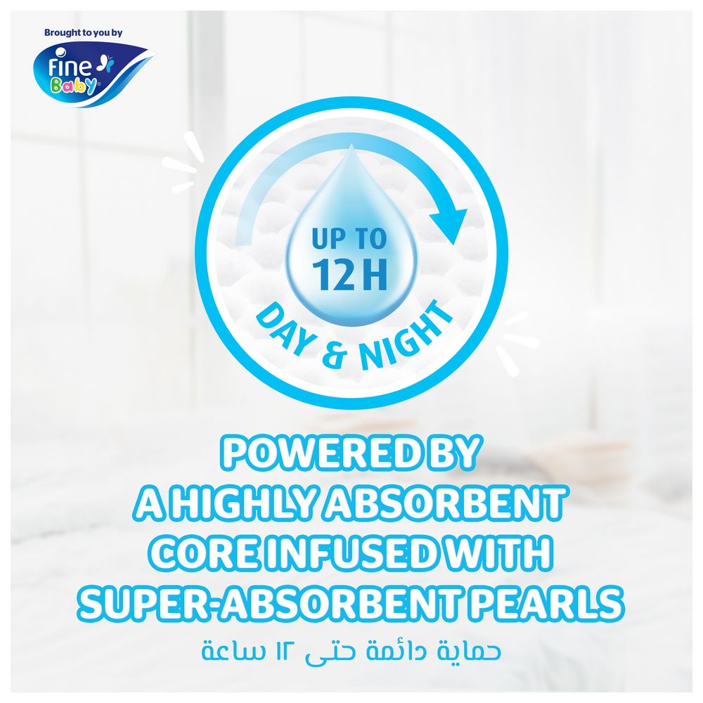 Fine Baby - Instant Dry Pants - 9-15 Kg - Size 4 - Large - 132pcs