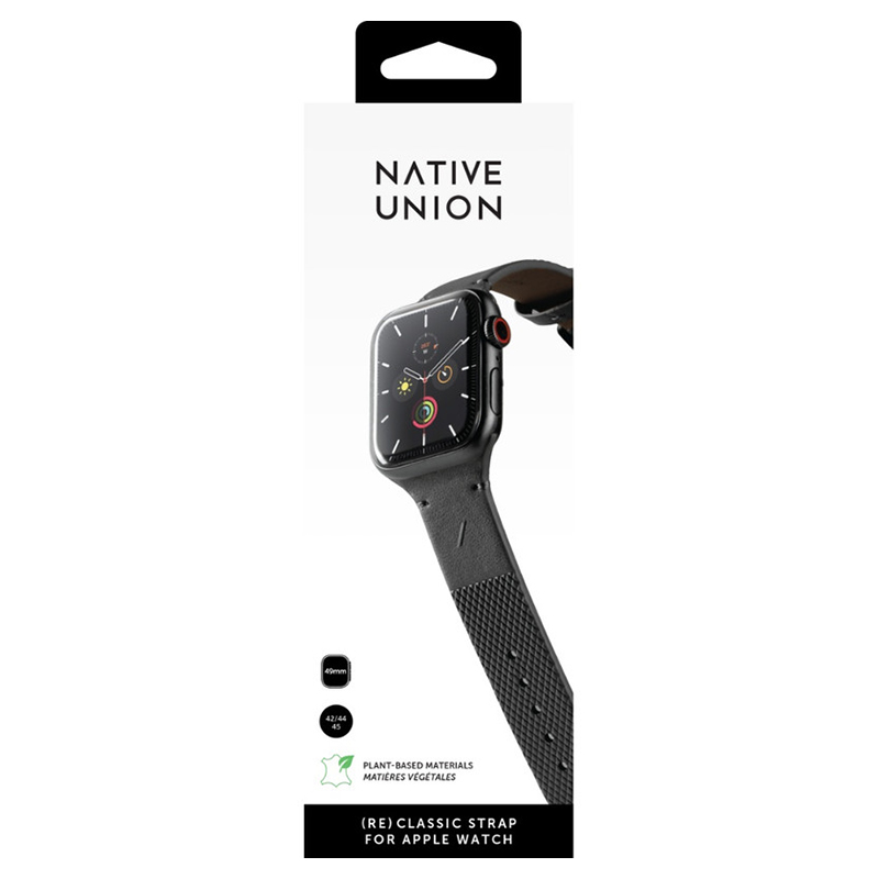 Native Union - All Series Apple Watch Strap - Black - 44 mm