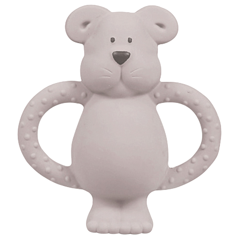 Pippeta - Albert Bear Natural Rubber Teether - Blush