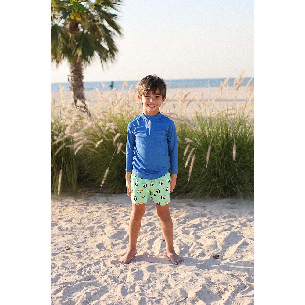 Badawii Beachwear - Boy Rashguard - Deep Blue