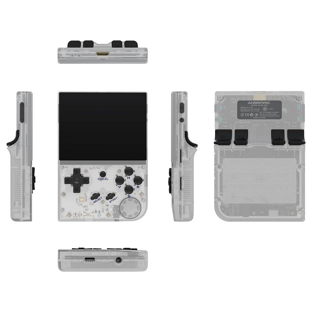 Anbernic - RG35XX Handheld Game Console - 3.5-Inch - 64Gb - White