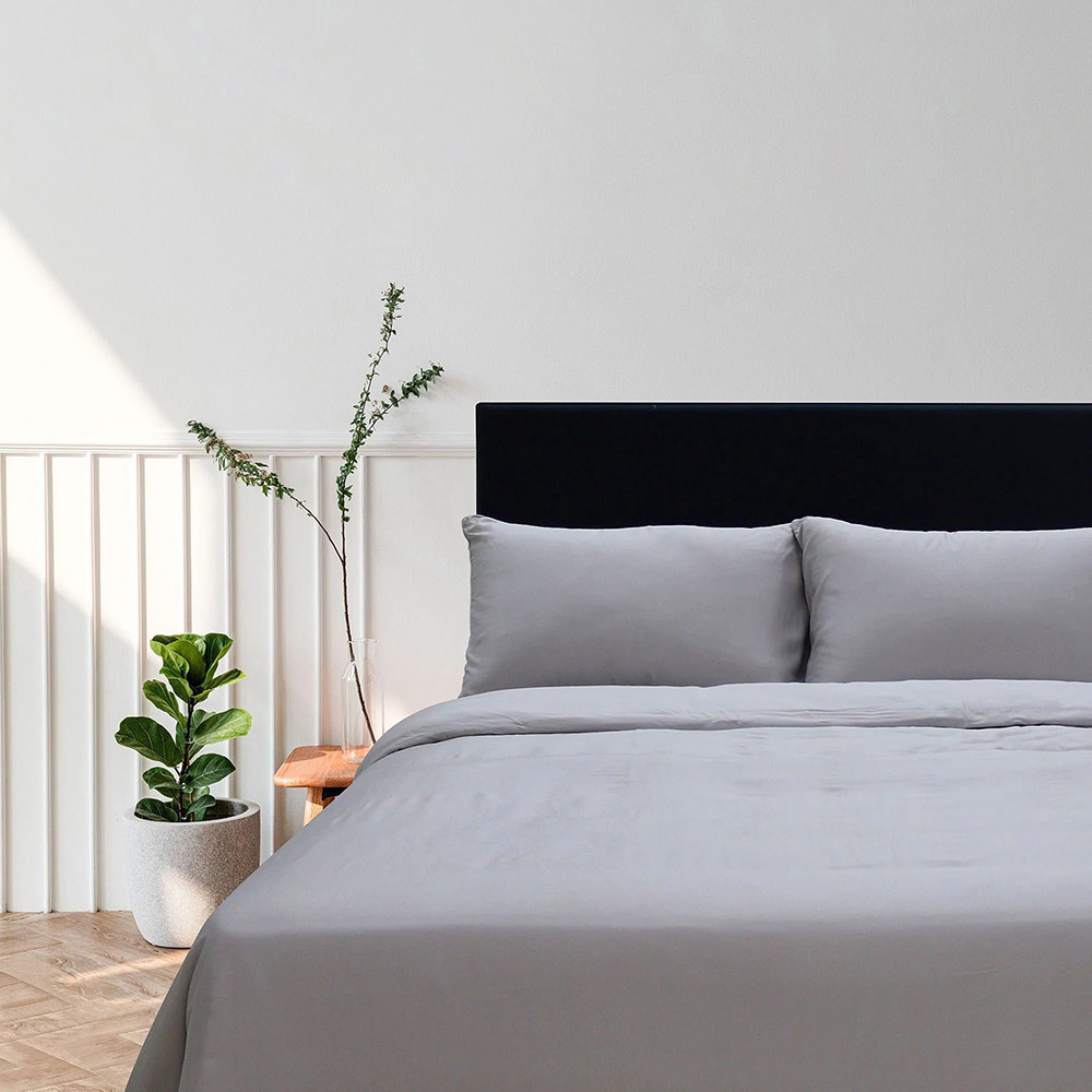 Silentnight - Bamboo Pillow Case - Grey - 2pcs