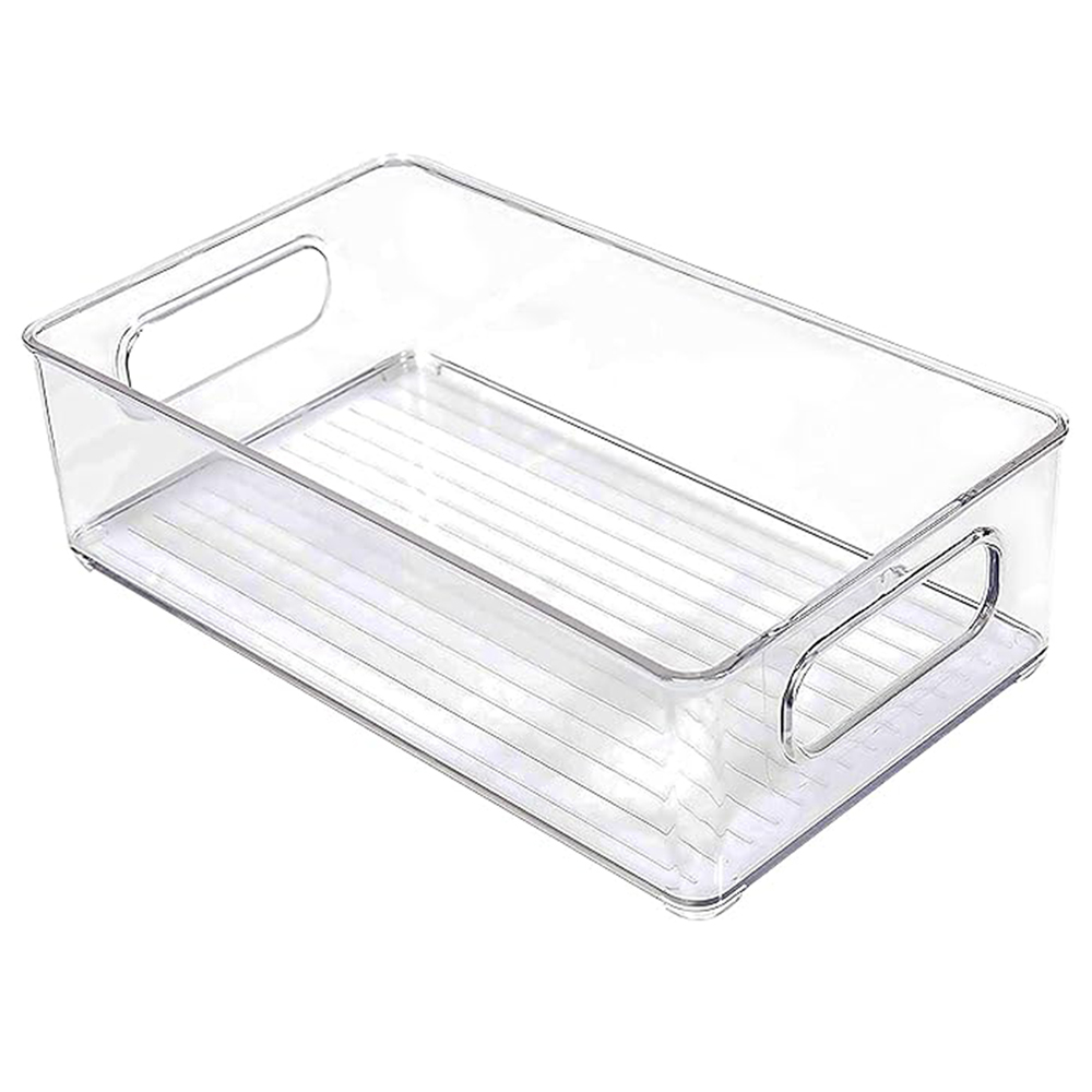 A'ish Home - Home Edition Flat Wide Storage Container - Clear