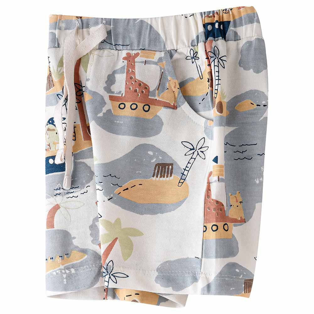 Jam - Summer Adventures Boys' Breathable Cotton Knit Shorts