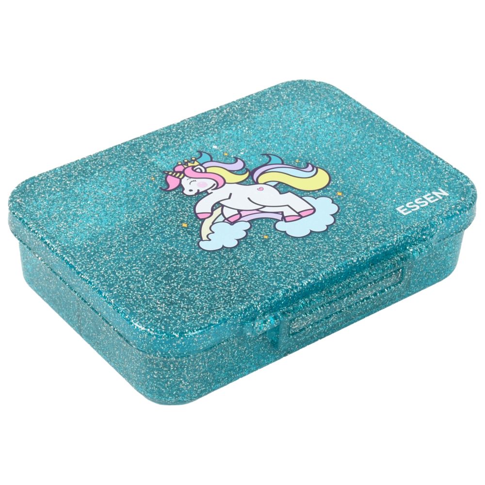 Essen - Personalized Tritan Bento Lunch Box - Teal Unicorn
