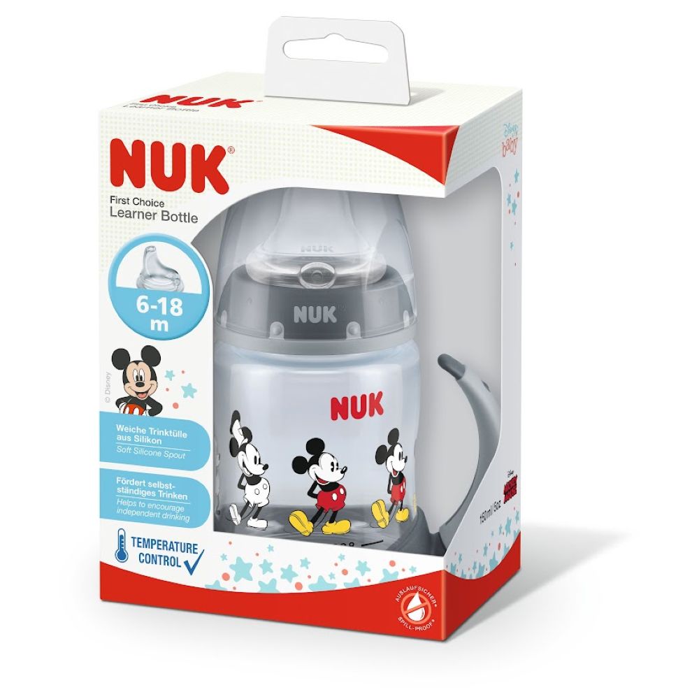 Nuk - First Choice Mickey Mouse Learner Bottle - 150 ml