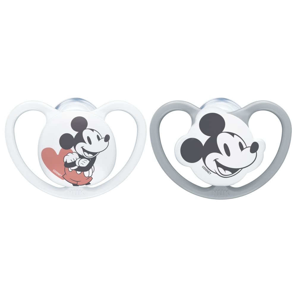 Nuk - Disney Mickey Space Soother - 0-6M - 2pcs