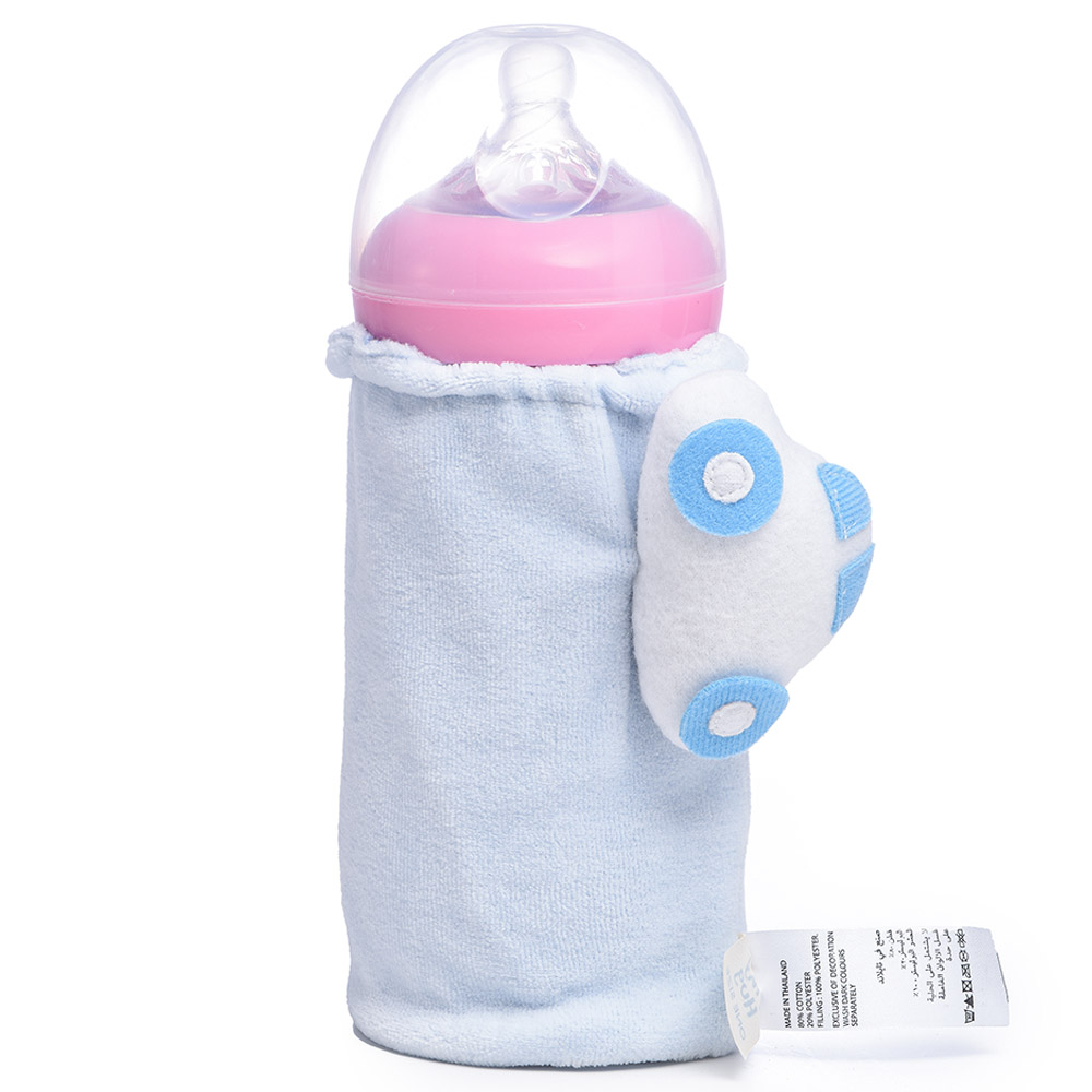 Tiny Hug - Newborn Soft And Insulated Baby Bottle Cover - Blue
