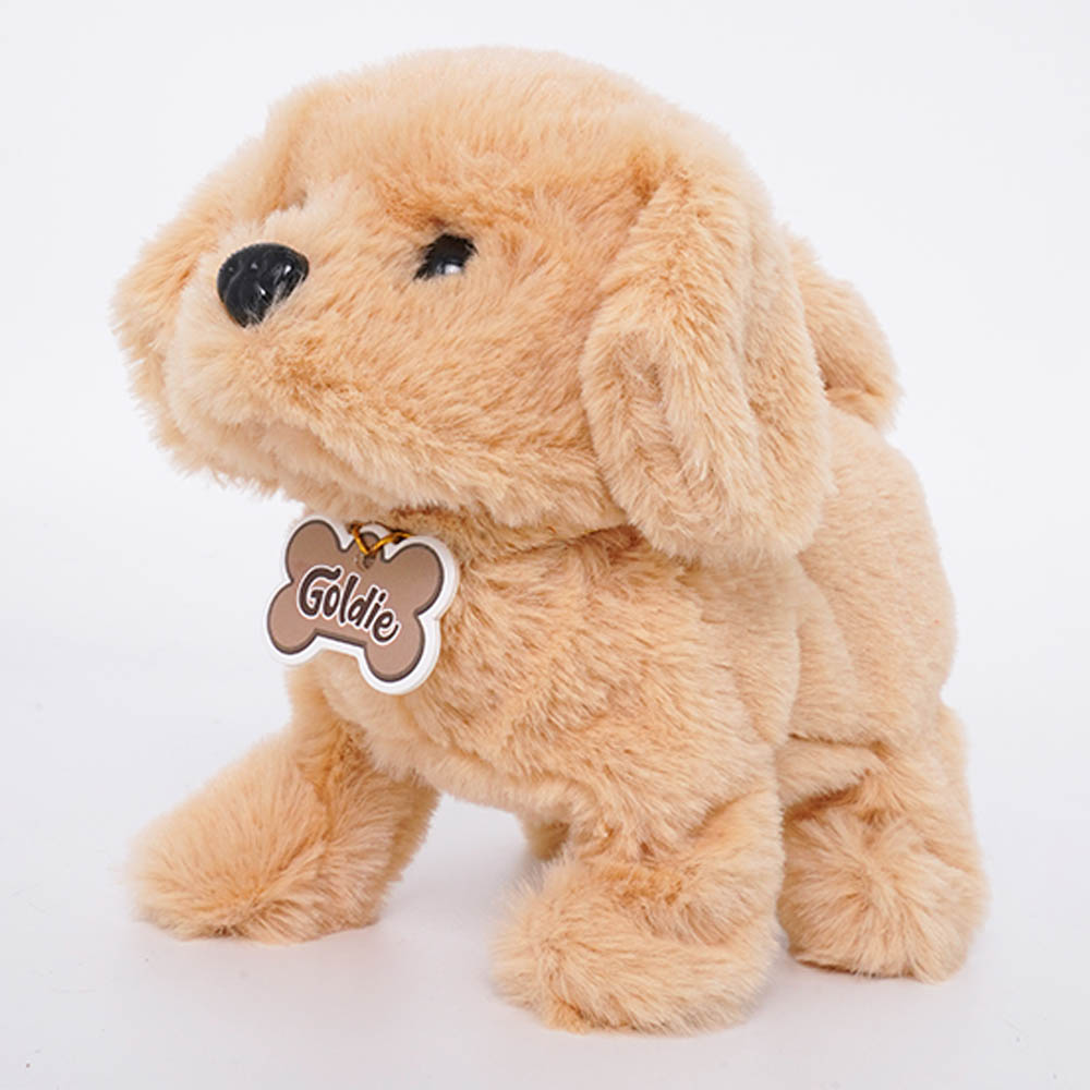 Pugs At Play - Battery Operated Walking Pet Goldie - 6.5-Inch