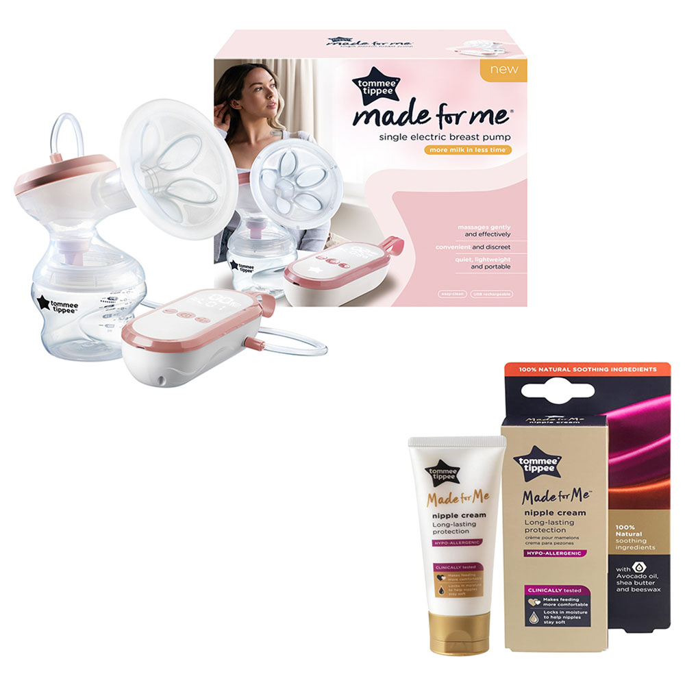 Tommee Tippee - Single Electric Breast Pump w/ Nipple Cream - 40 ml