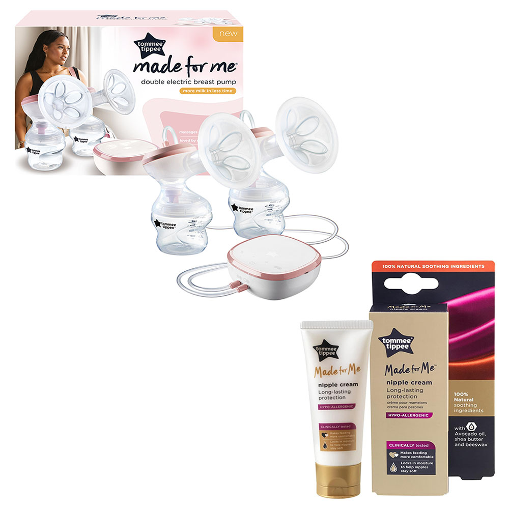 Tommee Tippee - Double Electric Breast Pump w/ Nipple Cream - 40 ml