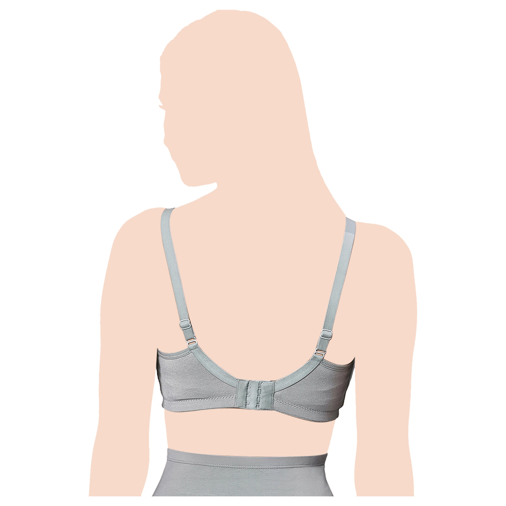 Tummy - Bamboo Cotton Maternity Nursing Bra - Grey