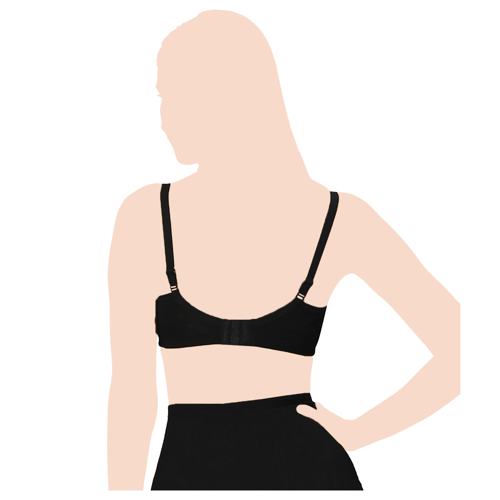 Tummy - 2pc-Set - Women Maternity Set Of Panty And Bra - Black