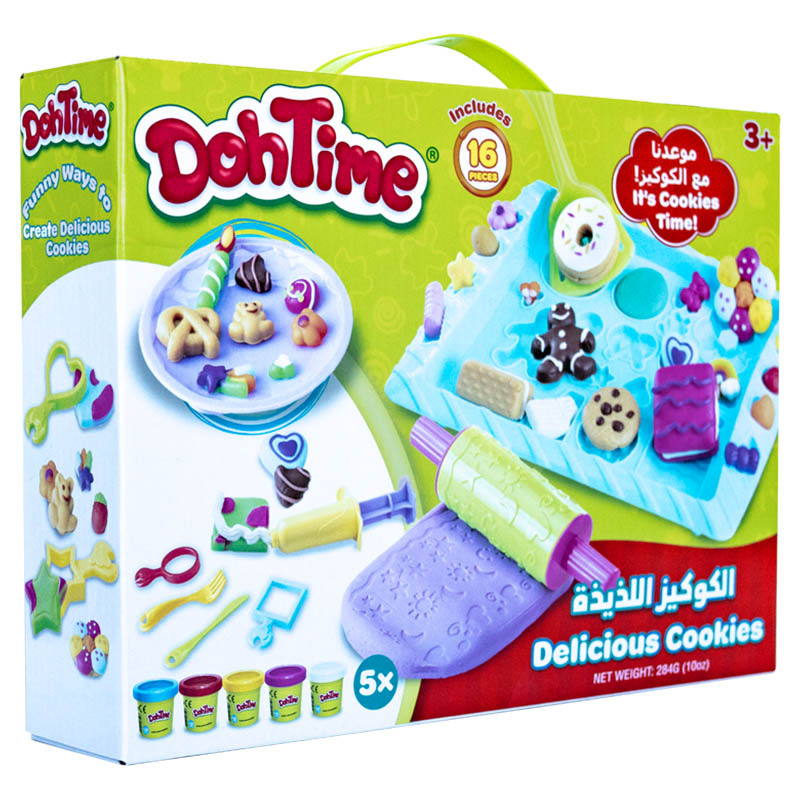 Dohtime - Dough Delicious Cookies Playset - 16pcs