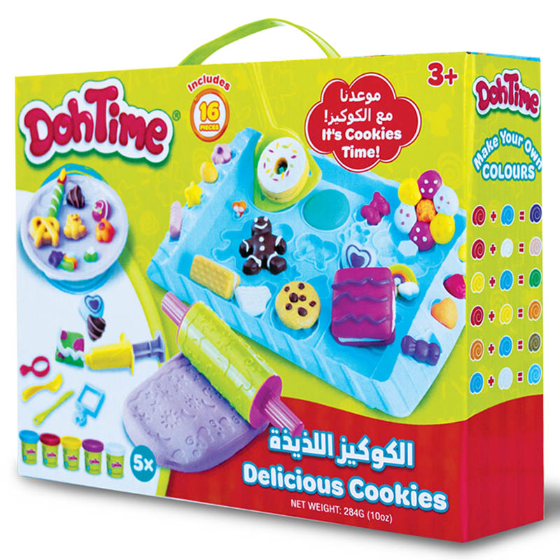 Dohtime - Dough Delicious Cookies Playset - 16pcs