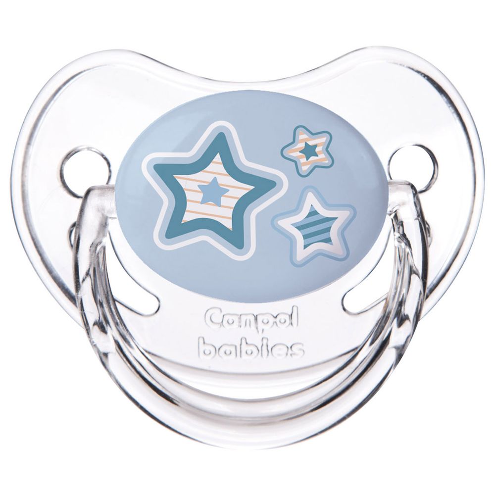 Canpol - Newborn Orthodontic Silicone Soother - 18M+ - Blue