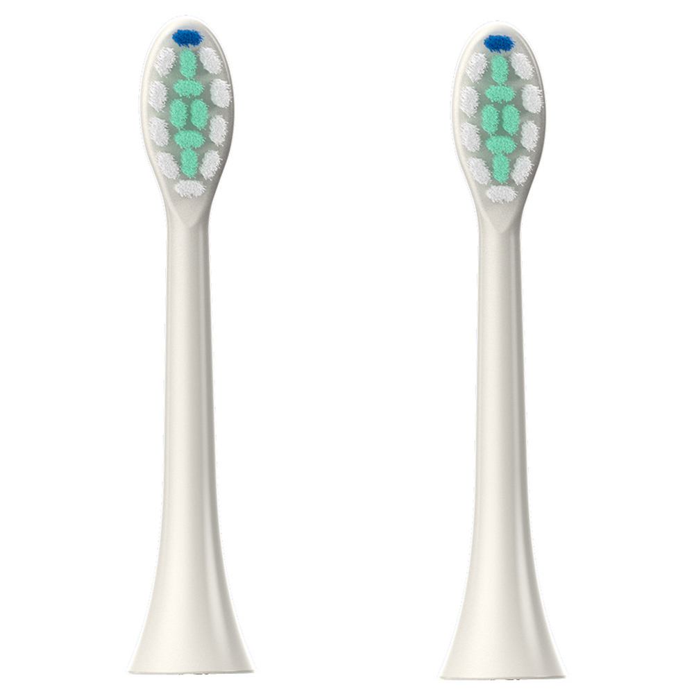 Bomidi - Tx5 Electric Head Soft Bristle Long Lasting Toothbrush - Pack of 2 - White