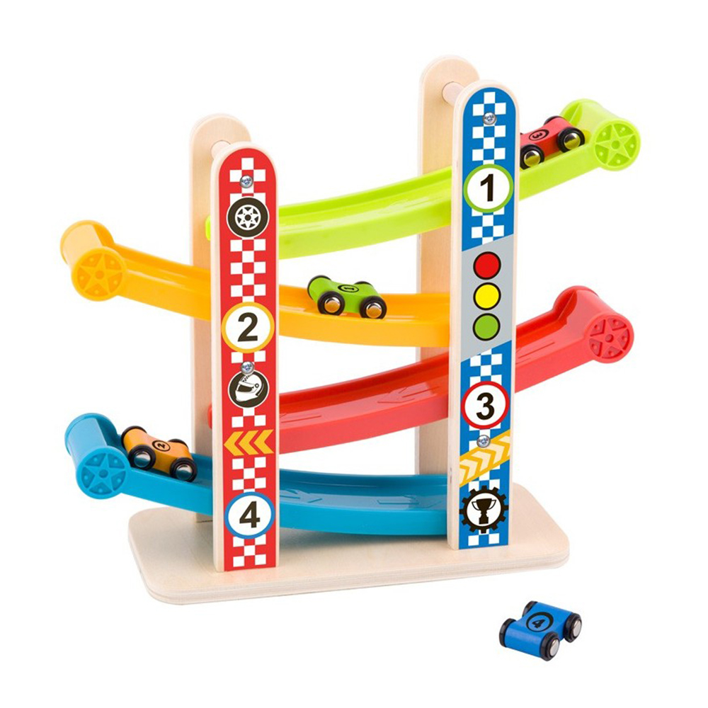 Andreu Toys - Slidingracing Tower w/ 4 Cars - Small