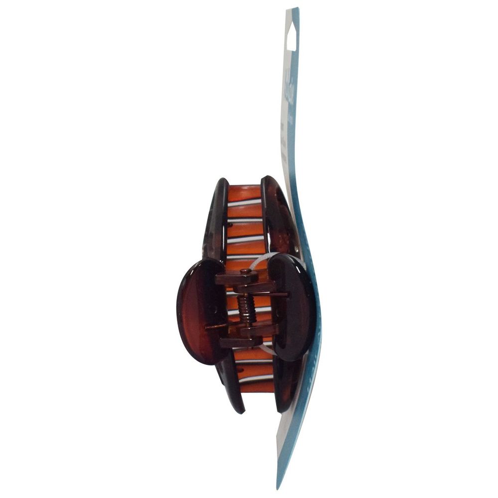 Xcluzive - Fancy Claw Clip w/ Rhinestones - Brown