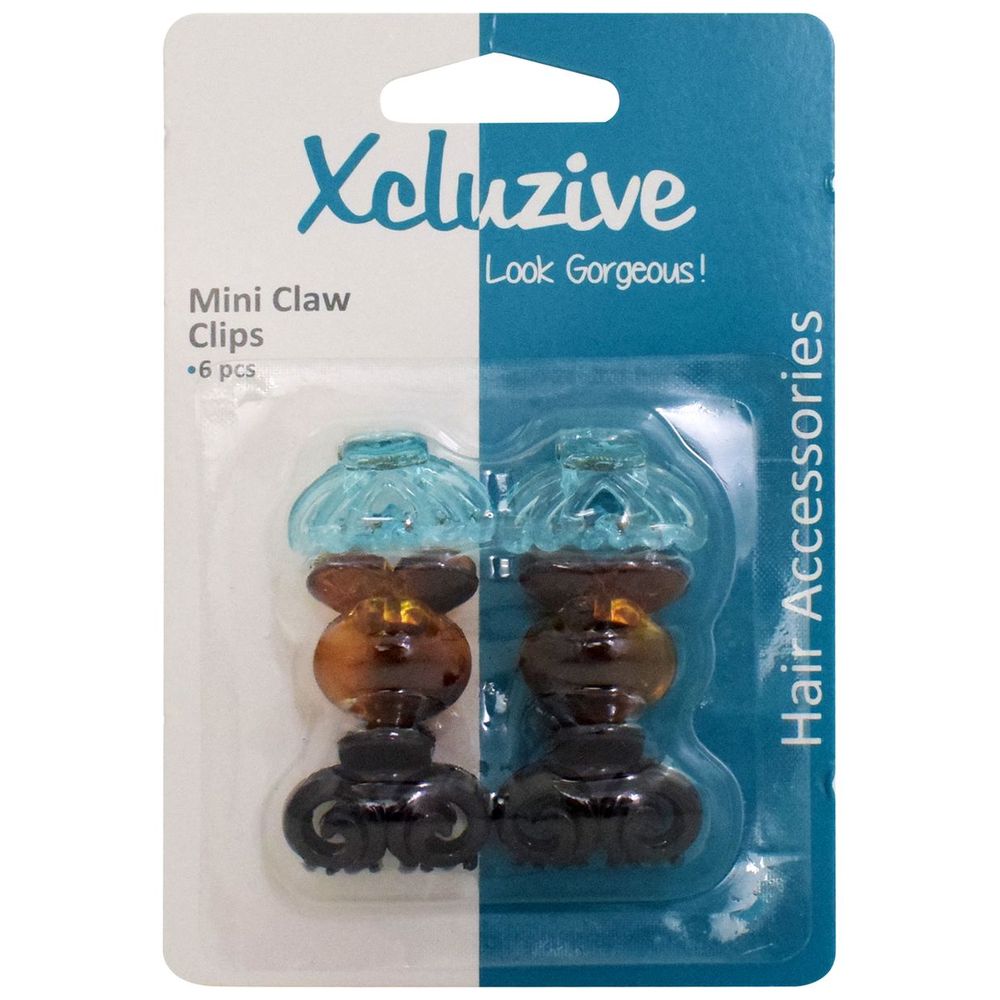 Xcluzive - Mini Claw Clips - 6pcs