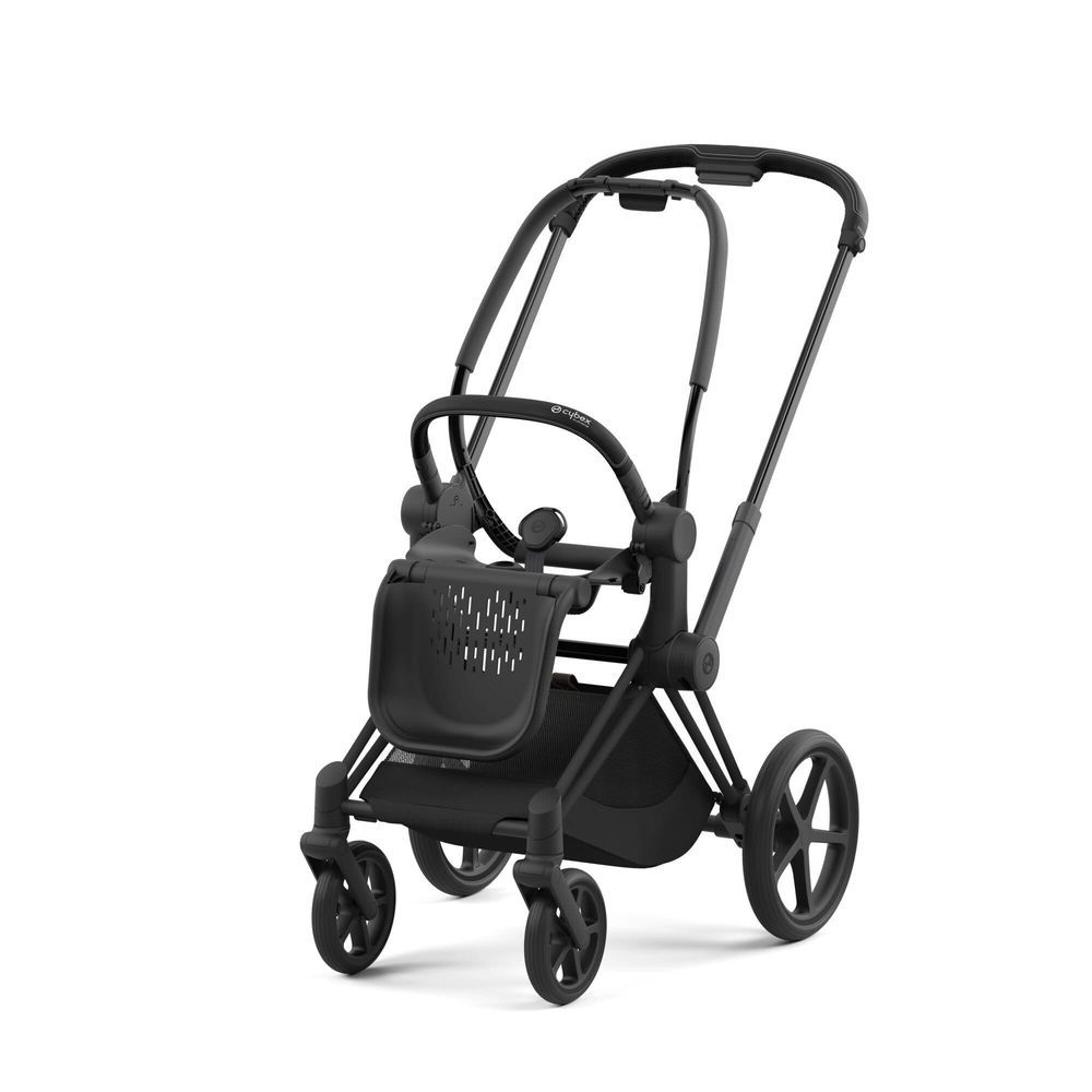 Cybex - Hardpart Priam Frame - Matt Black With Priam Seat Pack - Soho Grey
