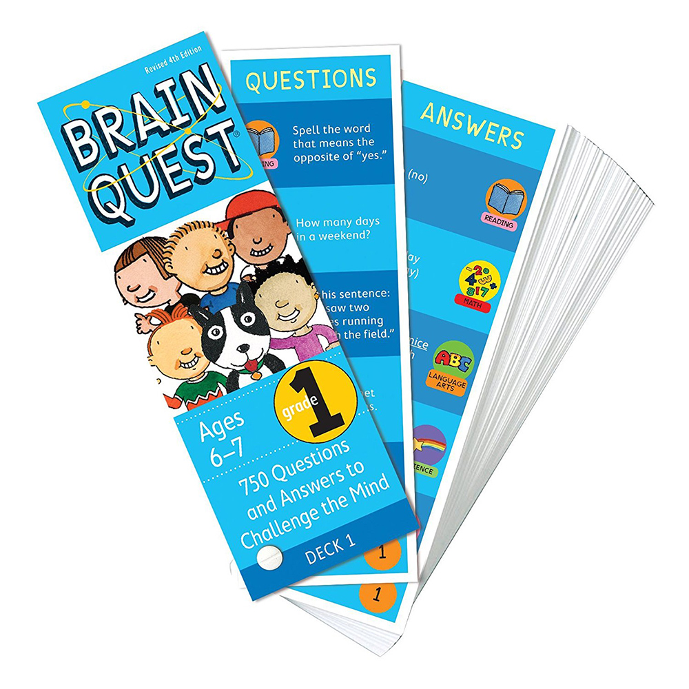 Brain Quest Grade 1, 750 Questions And Answers, 4Th Edition