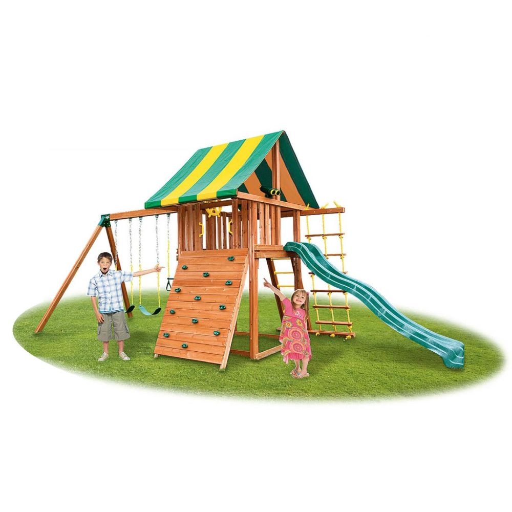 Eastern Jungle Gym - Dream Swing Set With Monkey Bars & Picnic