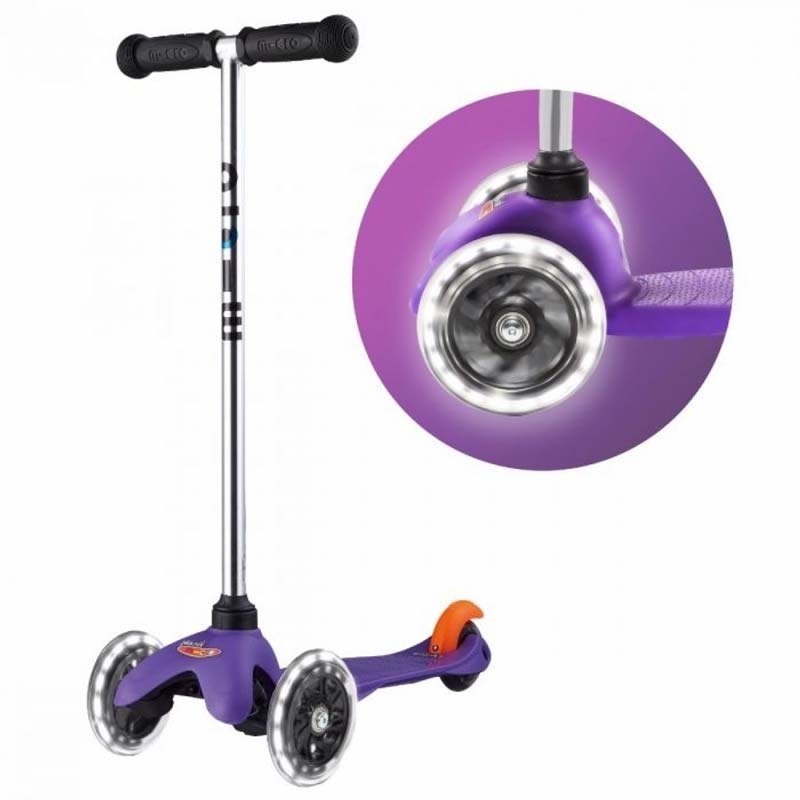 Micro - Mini Classic with LED Wheels - Purple