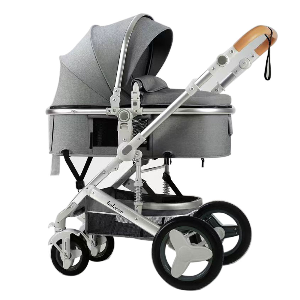 Belecoo 5 3-in-1 Lite Stroller - Grey