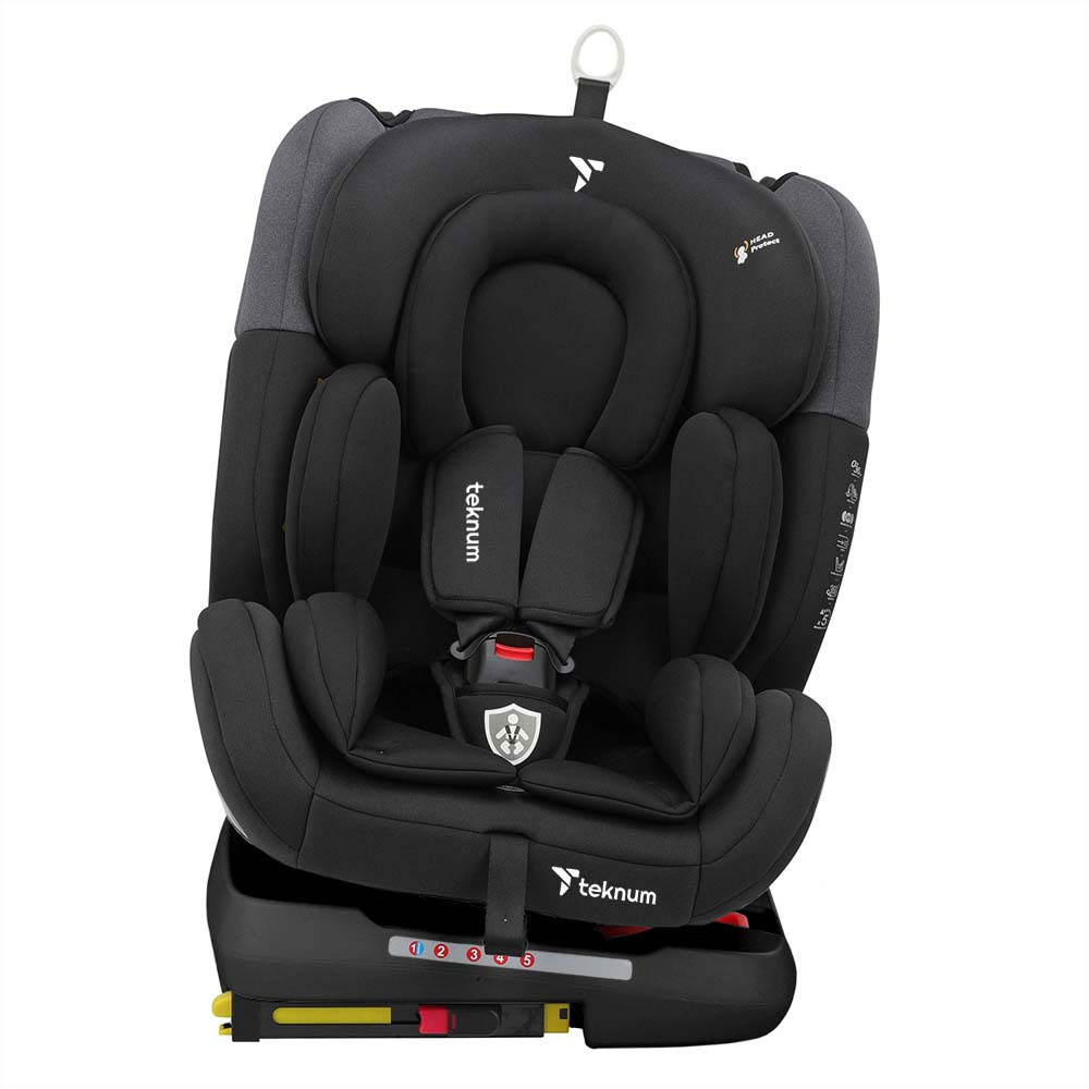 Teknum - Evolve 360D Car Seat With Isofix - Black