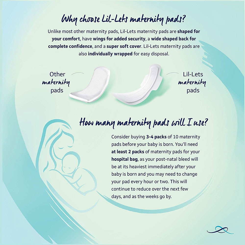 Lil-lets - Maxi Maternity Pads - 10pcs